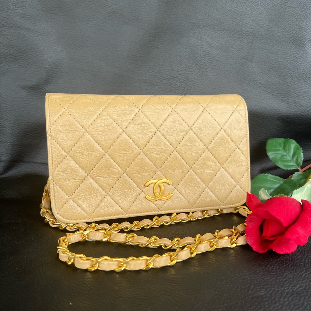💥AUTH. CHANEL  MATELASSE  FULL FLAP  MINI BAG💥